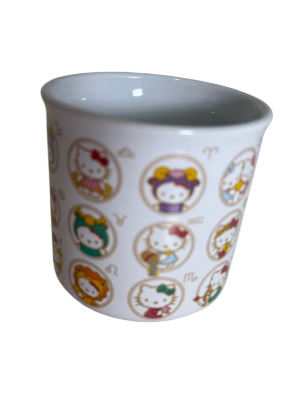 Hello Kitty Zodiac Ceramic Mug Astrology Rare Sanrio Design Collectible